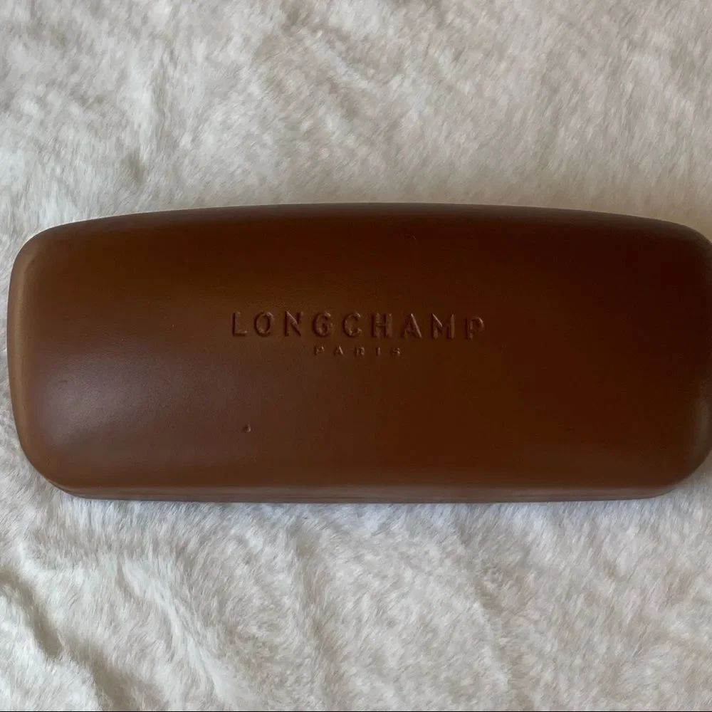Longchamp Paris Brown Eyeglass Case